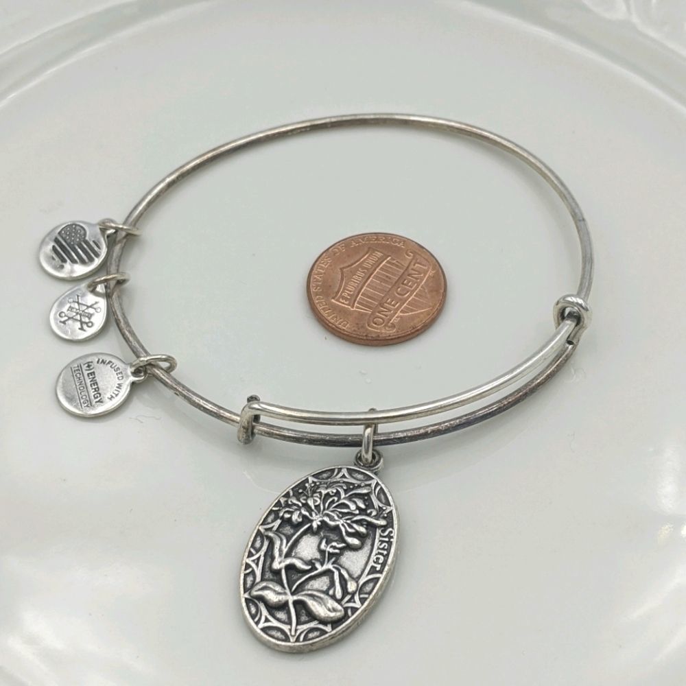 Alex and Ani Rafaleian Silver Sister Bracelet